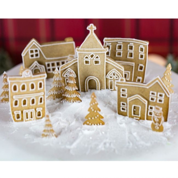 Silicone Mould - Winter Village